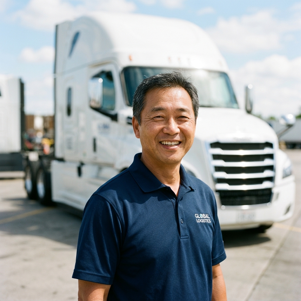 Marcus Chen, professional truck driver